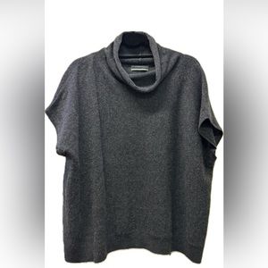 Cashmere Poncho Sweater from Anthropologie Size Medium GRAY